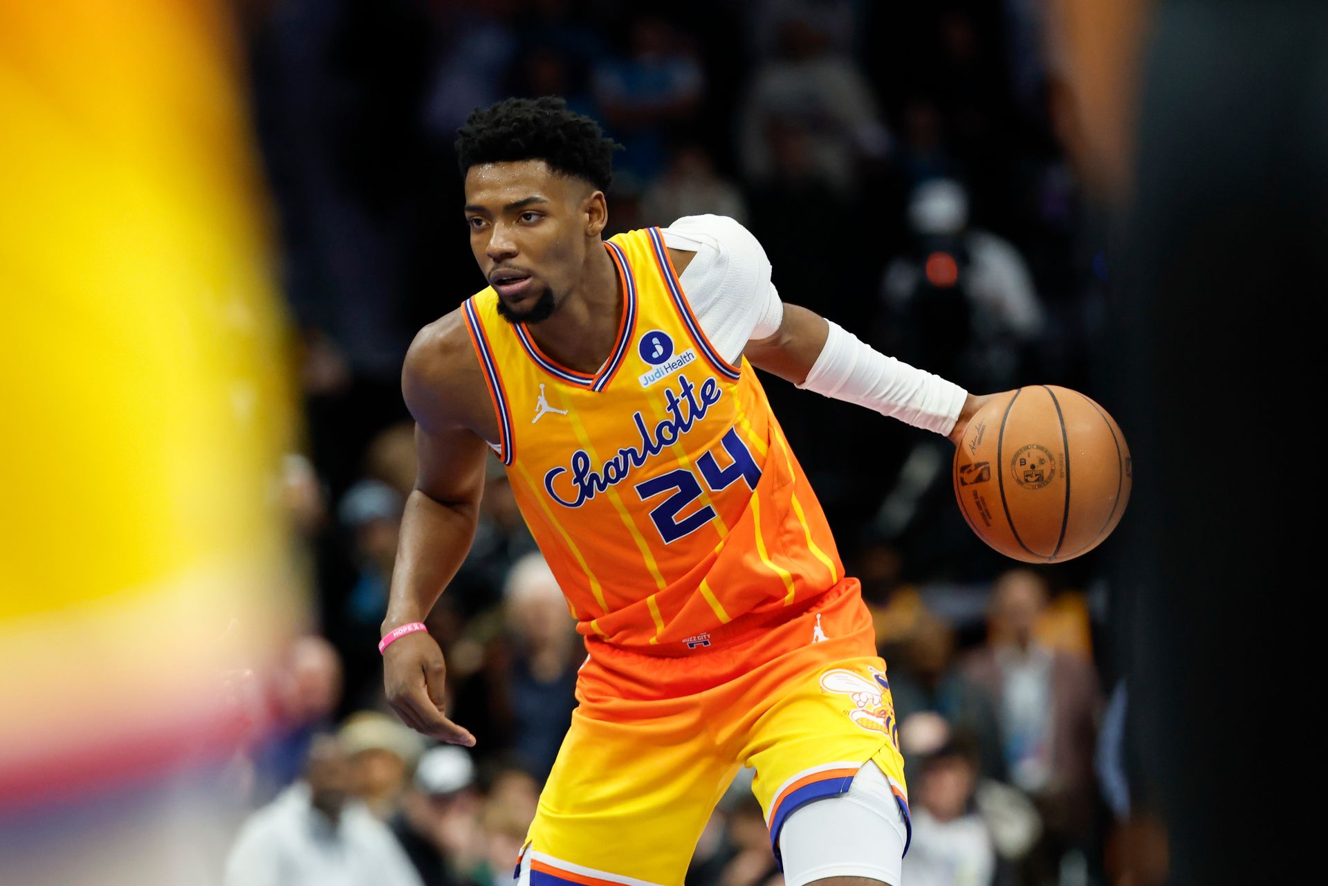 Brandon Miller (Charlotte Hornets). Zdroj: SITA/AP