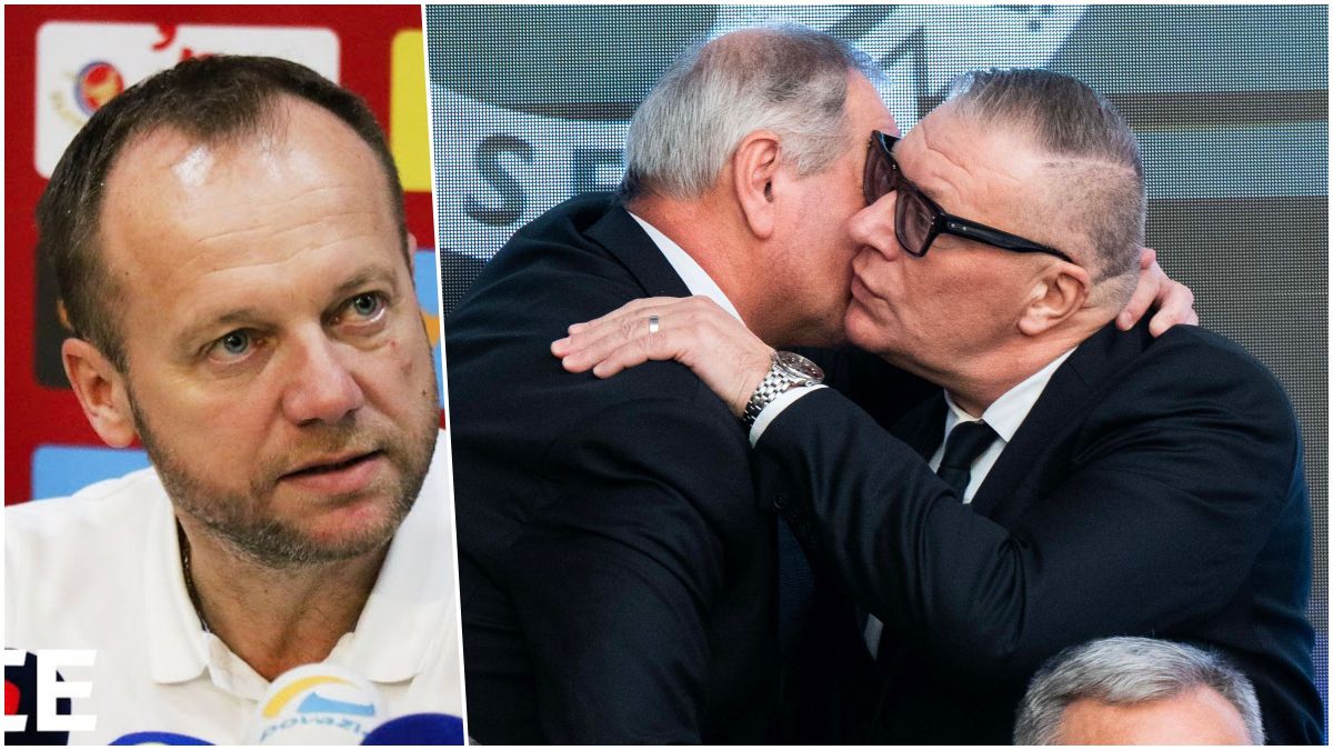 Róbert Rybníček (vľavo) a vpravo Ján Kováčik po víťazstve vo voľbách. Zdroj: TASR/astrencin.sk