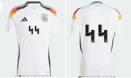 Adidas stiahol z predaja problémové dresy. Dizajn čísla 44 pripomínal logo nacistickej organizácie SS