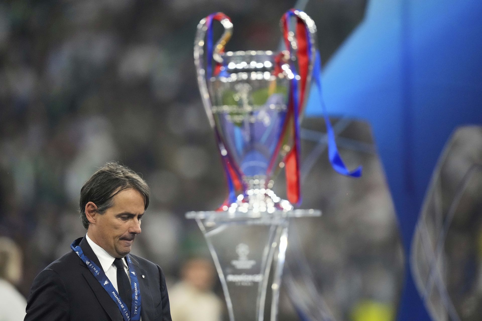 Tréner futbalistov Interu Miláno Simone Inzaghi. Zdroj: SITA/AP