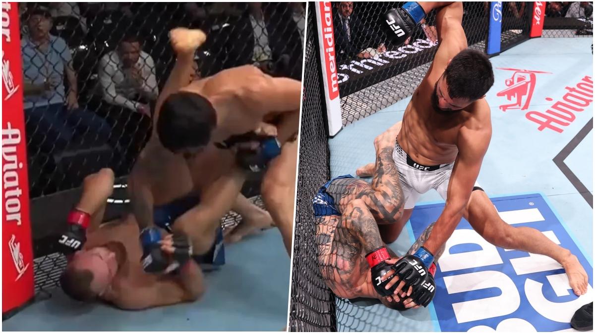 UFC Belehrad / Ľudovít Klein (vľavo) i Vlasto Čepo prehrávajú svoje zápasy. Zdroj: UFC/Nova Sport