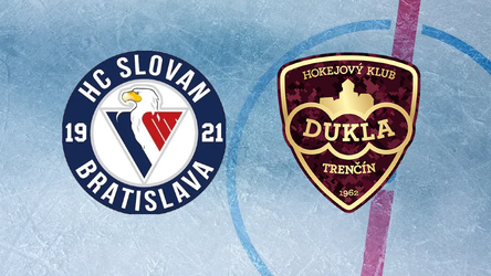 Pozrite si zostrihy zápasu HC Slovan Bratislava - Dukla Trenčín