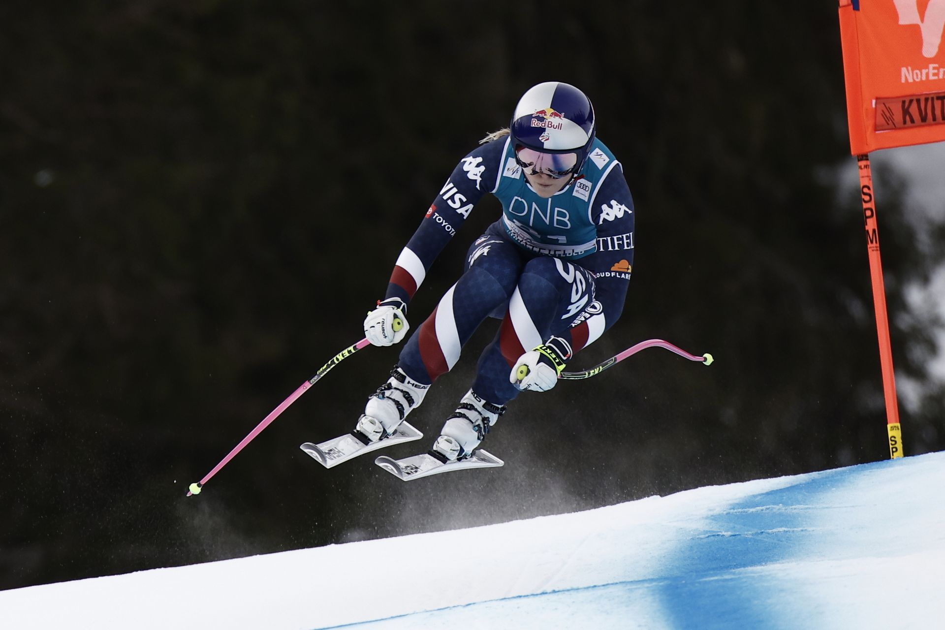 Lindsey Vonnová. Zdroj: SITA/AP