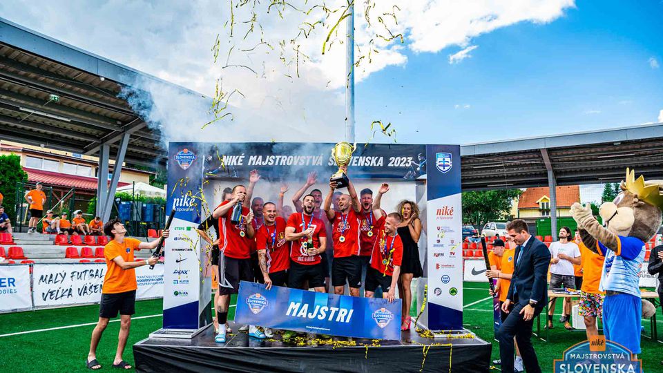 Niké Majstrovstvá Slovenska 2023 v malom futbale vyhrali hráči Banco Casino Pezinok