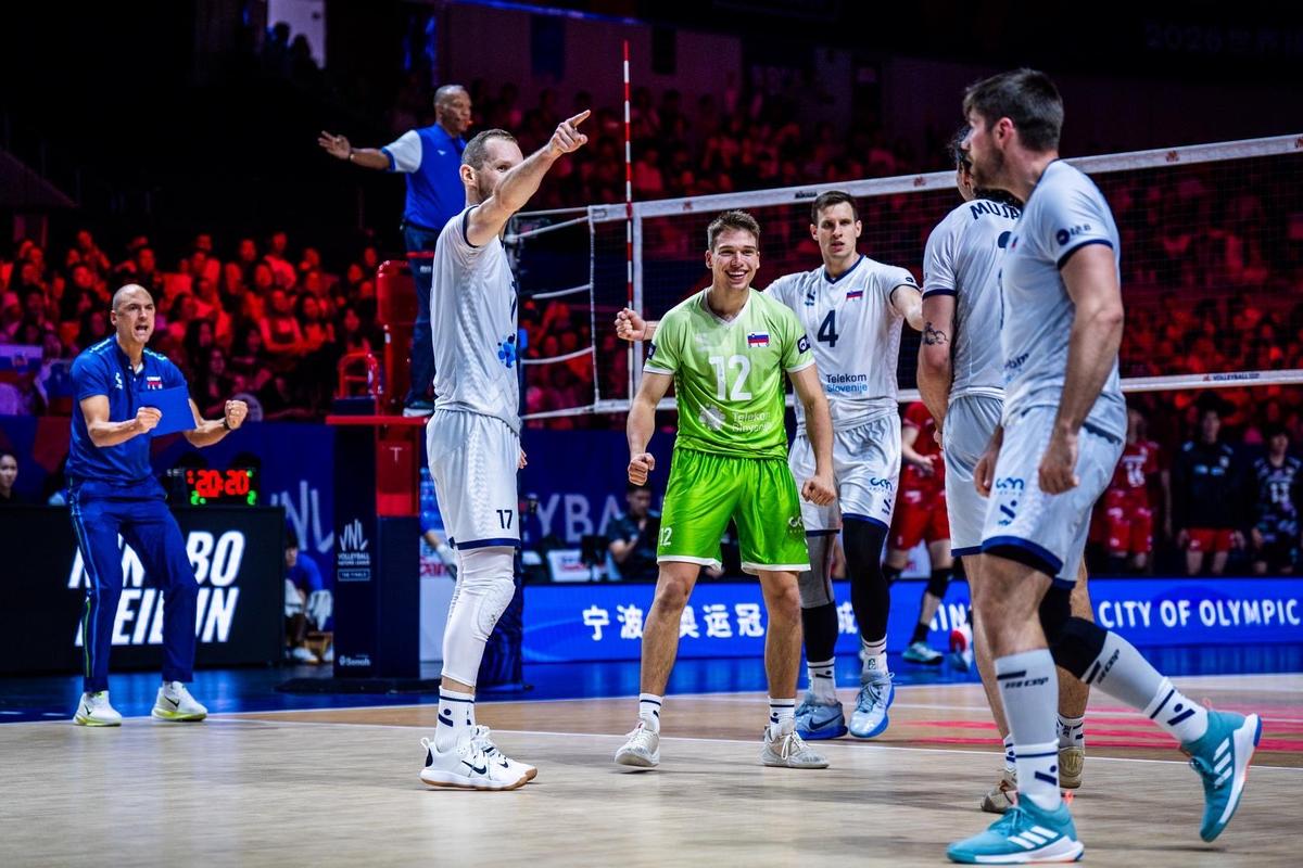 Liga národov: Historický moment pre slovinský volejbal. Na štvrtý pokus zlomili medailovú kliatbu