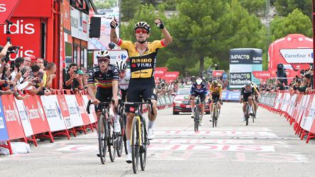 Vuelta: Slovinský cyklista a jeden z lídrov stajne Jumbo-Visma vyhral 8.etapu