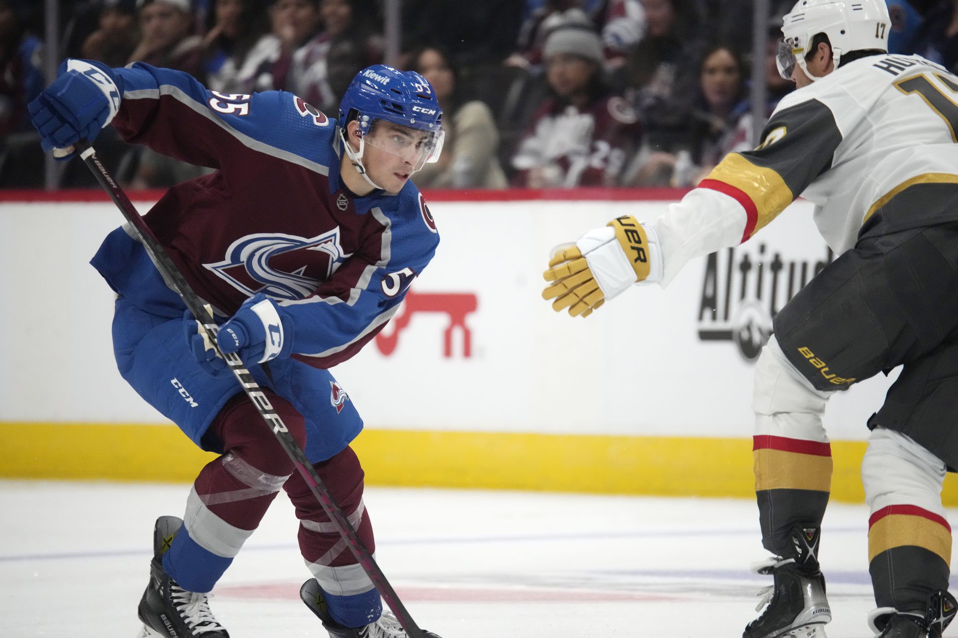 Maroš Jedlička v drese Colorado Avalanche. Zdroj: SITA/AP