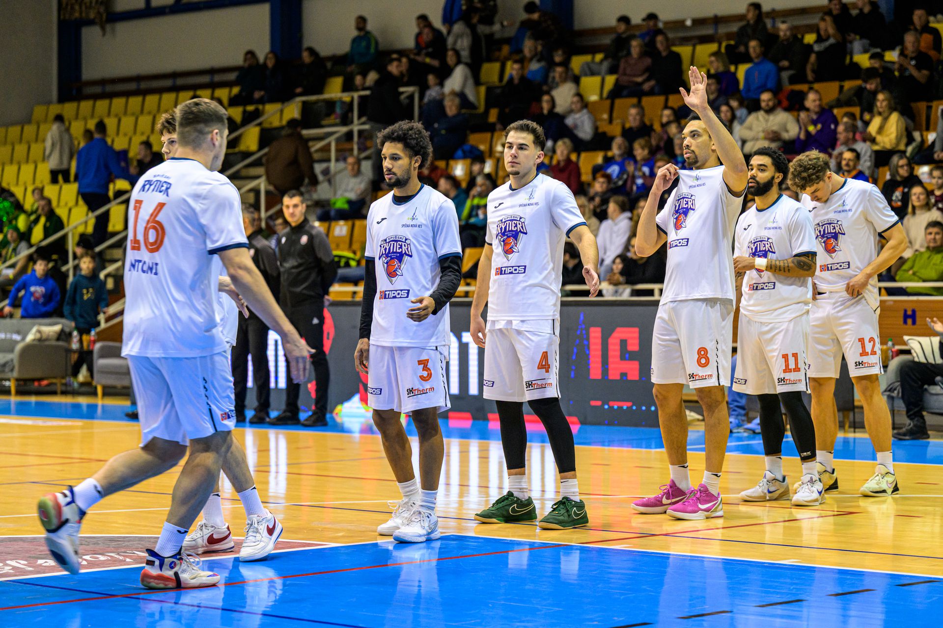 Na snímke basketbalisti Spišskej Novej Vsi.
Zdroj: TASR