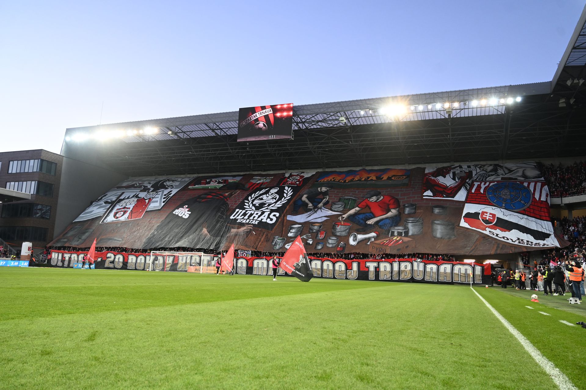 Fanúšikovia Spartaka Trnava. Zdroj: TASR