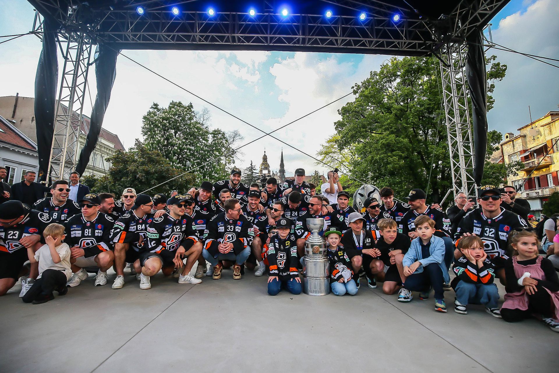 HC Košice - oslavy 10. titulu na námestí. Zdroj: facebook.com/hckosice.sk