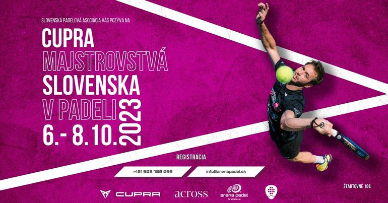 CUPRA Majstrovstvá Slovenska v padeli 2023: Súboj vášne a športového ducha
