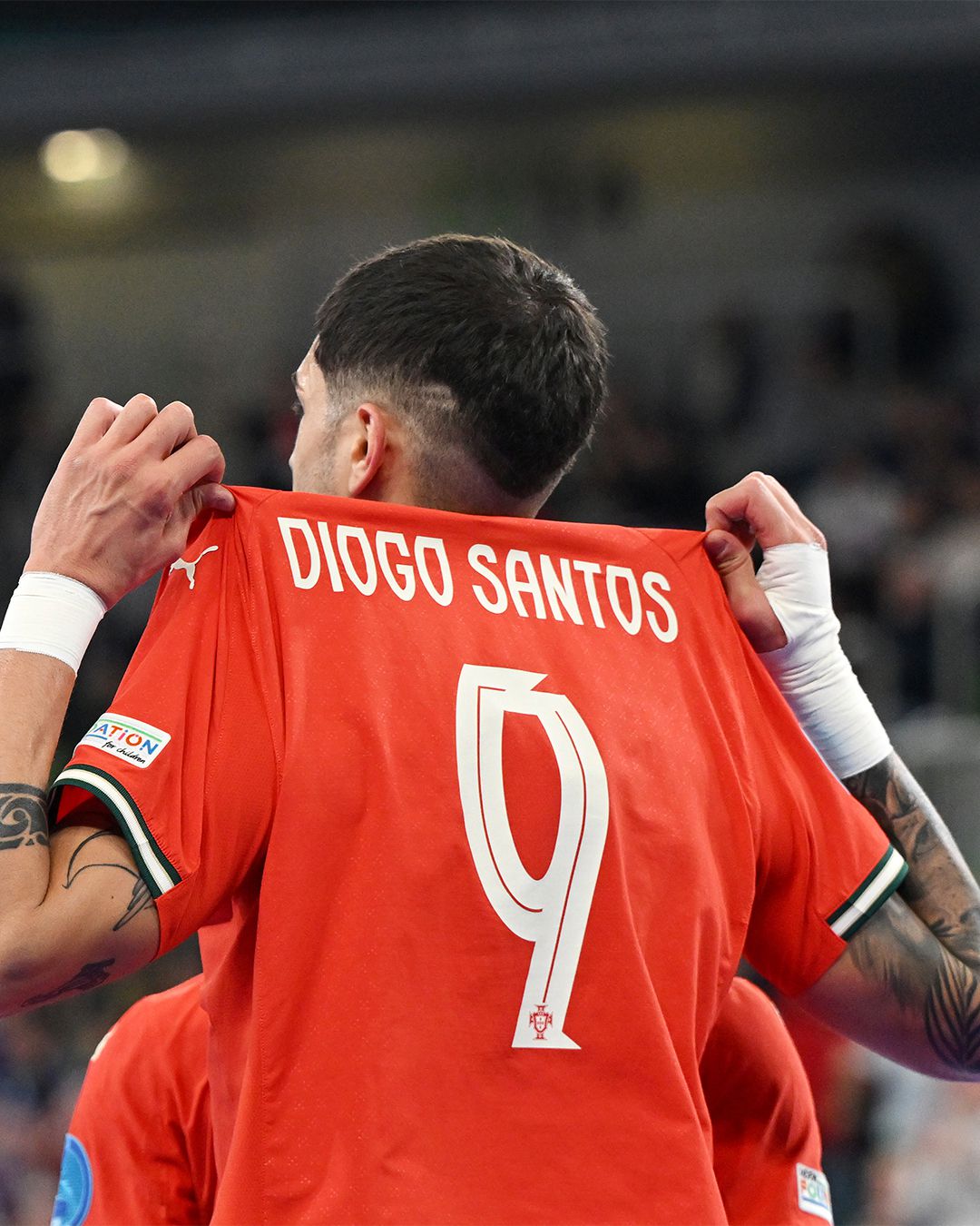 Diogo Santos v drese Portugalska.
Zdroj: Facebook/@UEFAFutsal