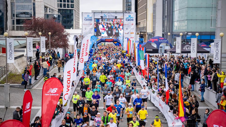 19. ročník ČSOB Bratislava Marathon bude zrejme rekordný. Ponúkne atraktívnu trať i slovenský polmaratónsky šampionát