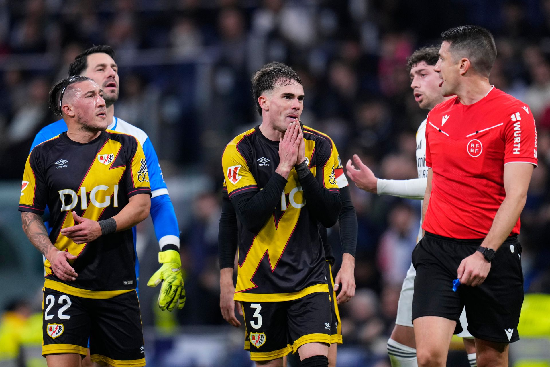 Hráči Raya Vallecano. Zdroj: SITA/AP