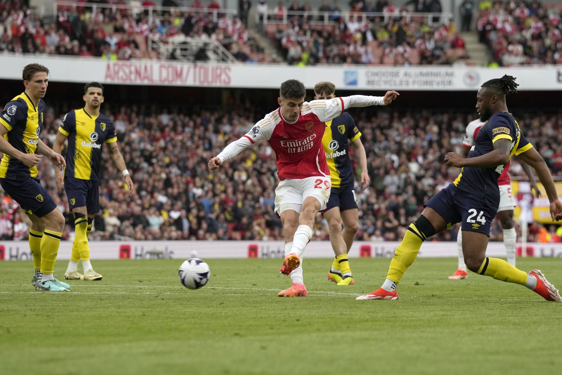 Arsenal - Bournemouth.
Zdroj: SITA/AP