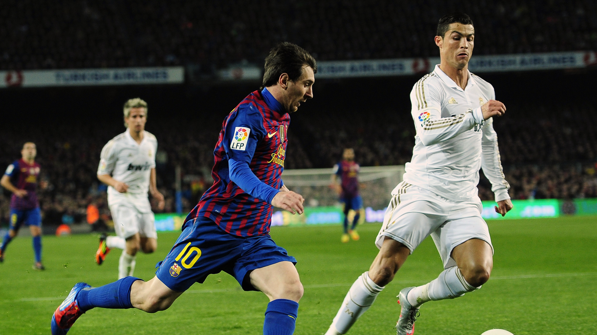 Lionel Messi a Cristiano Ronaldo. Zdroj: SITA/AP