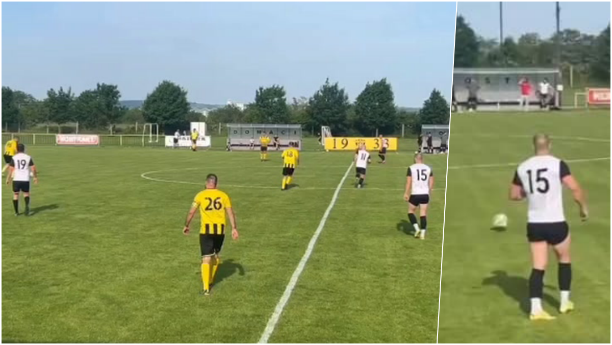 Hráč s číslo 15, ktorý hral "načierno". Zdroj - FTC Trakovice