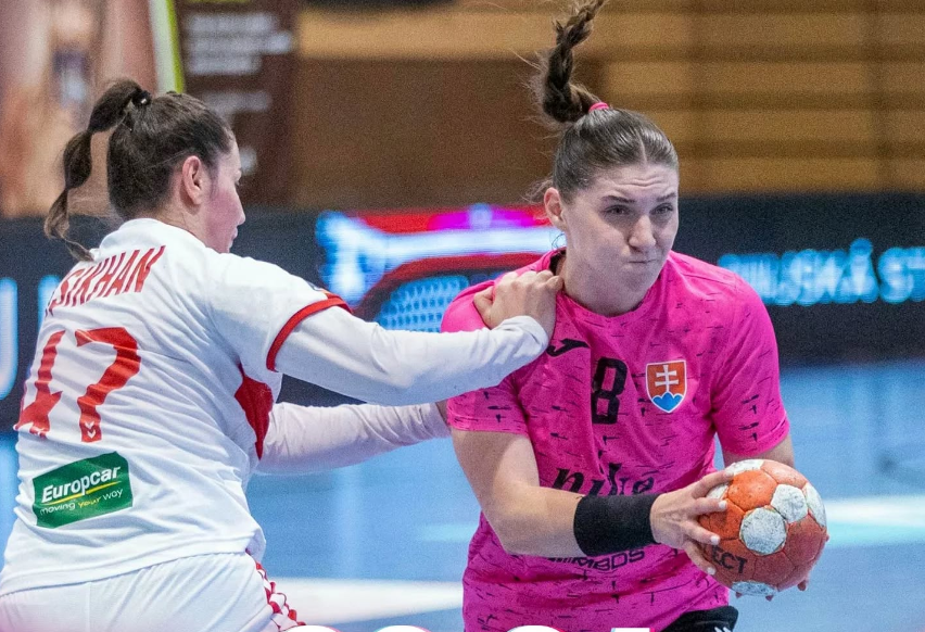 Slovensko - Turecko (hádzaná). Zdroj: facebook.com/SlovakHandballFederation, reprofoto