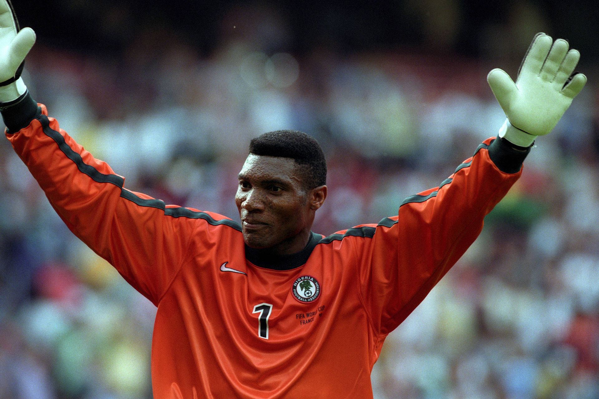 Nigérijský brankár Peter Rufai. Zdroj: Imago