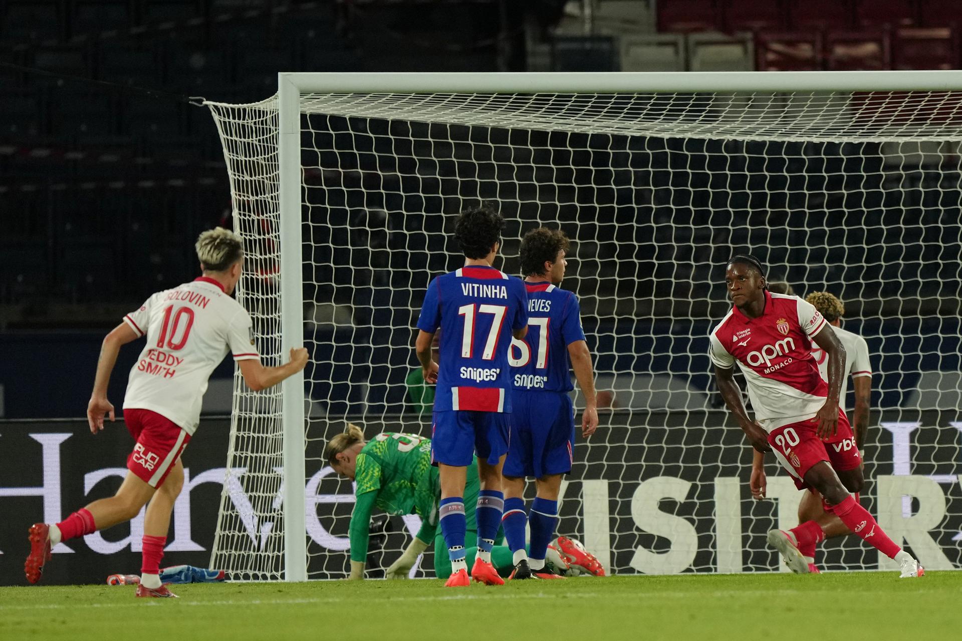 Paríž St. Germain - AS Monaco. Zdroj: SITA/AP