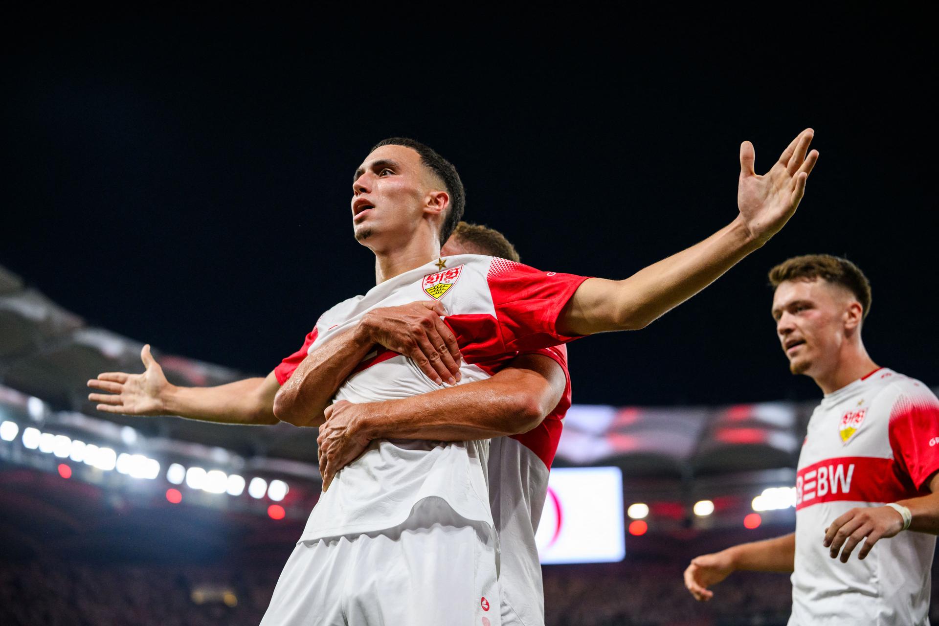 VfB Stuttgart - 1. FC Kolín. Zdroj: SITA/AP