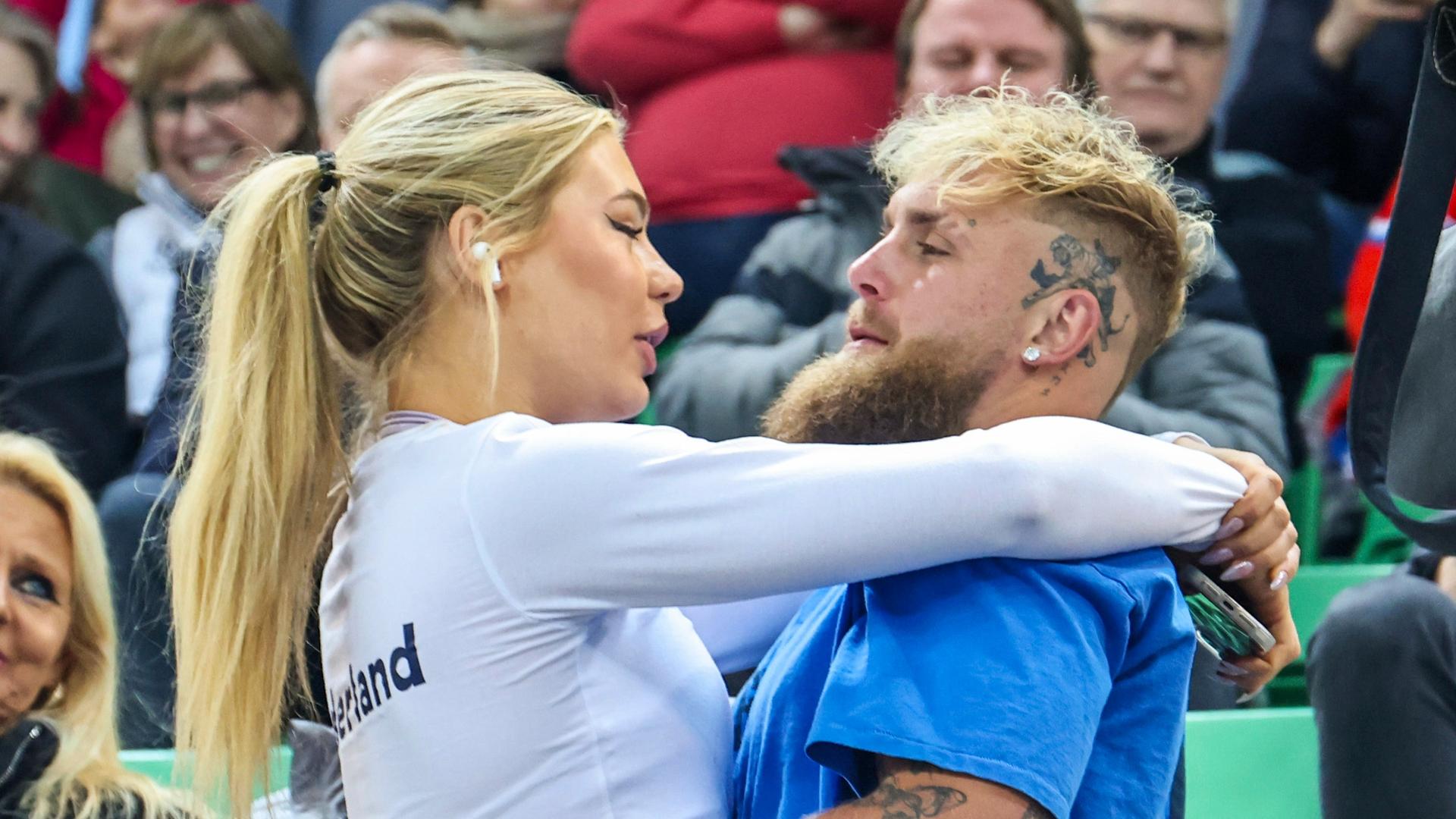 Juttu Leerdamová a Jake Paul. Zdroj: SITA/AP