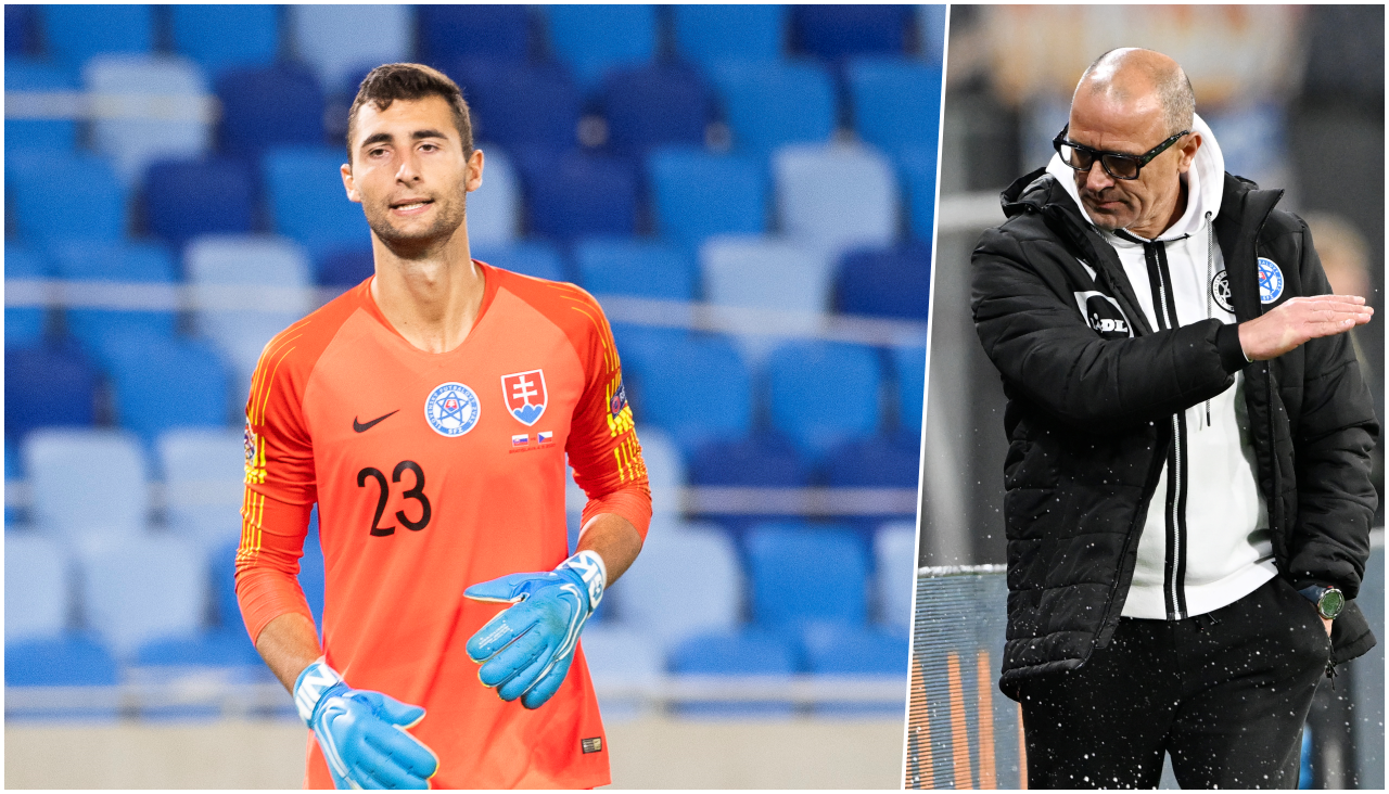 Dominik Greif (vľavo) v reprezentačnom drese. Nateraz zrejme uzavretá kapitola. Zdroj: TASR
