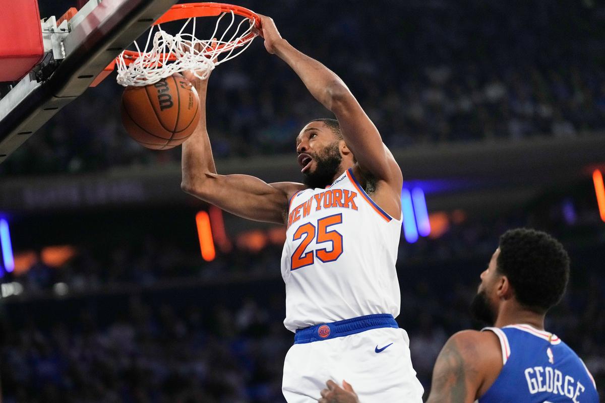 Basketbalisté New Yorku rozdrtili Philadelphii, Minnesota se těsně prosadila v San Antoniu