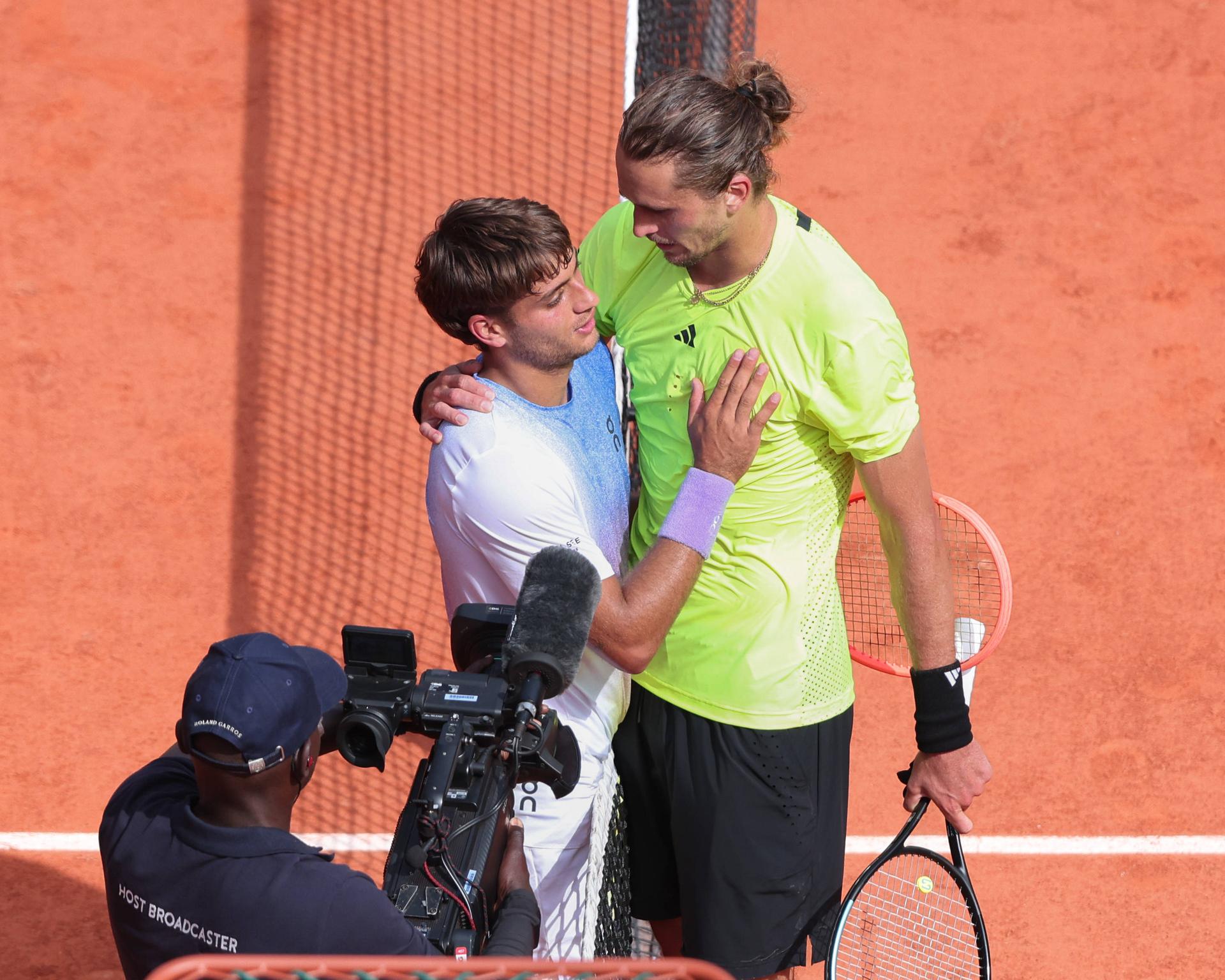 Flavio Cobolli a Alexander Zverev.