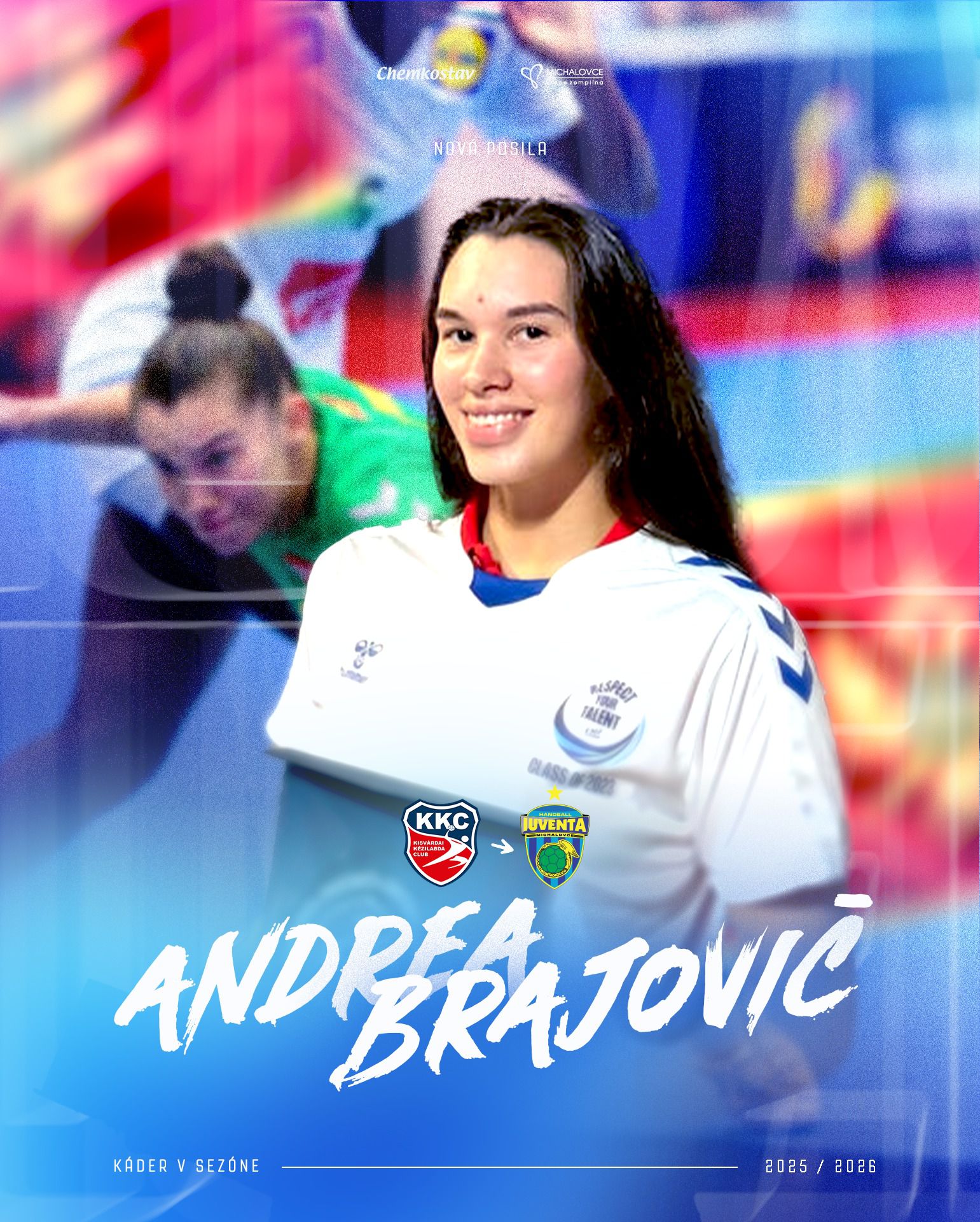 Andrea Brajovičová
Zdroj: Facebook/Iuventa Michalovce