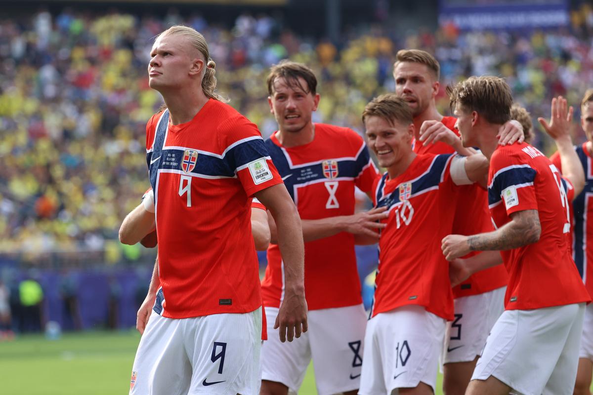 Severská rozprávka graduje! Erling Haaland potopil Brazíliu a Nóri doveslovali do štvrťfinále