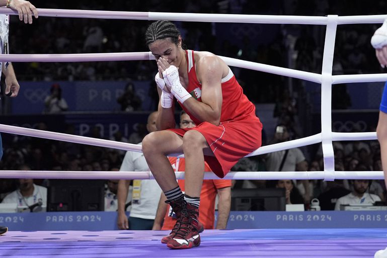 The boxer from Algeria can win gold.  He already has a medal from the Olympics Sports.sk