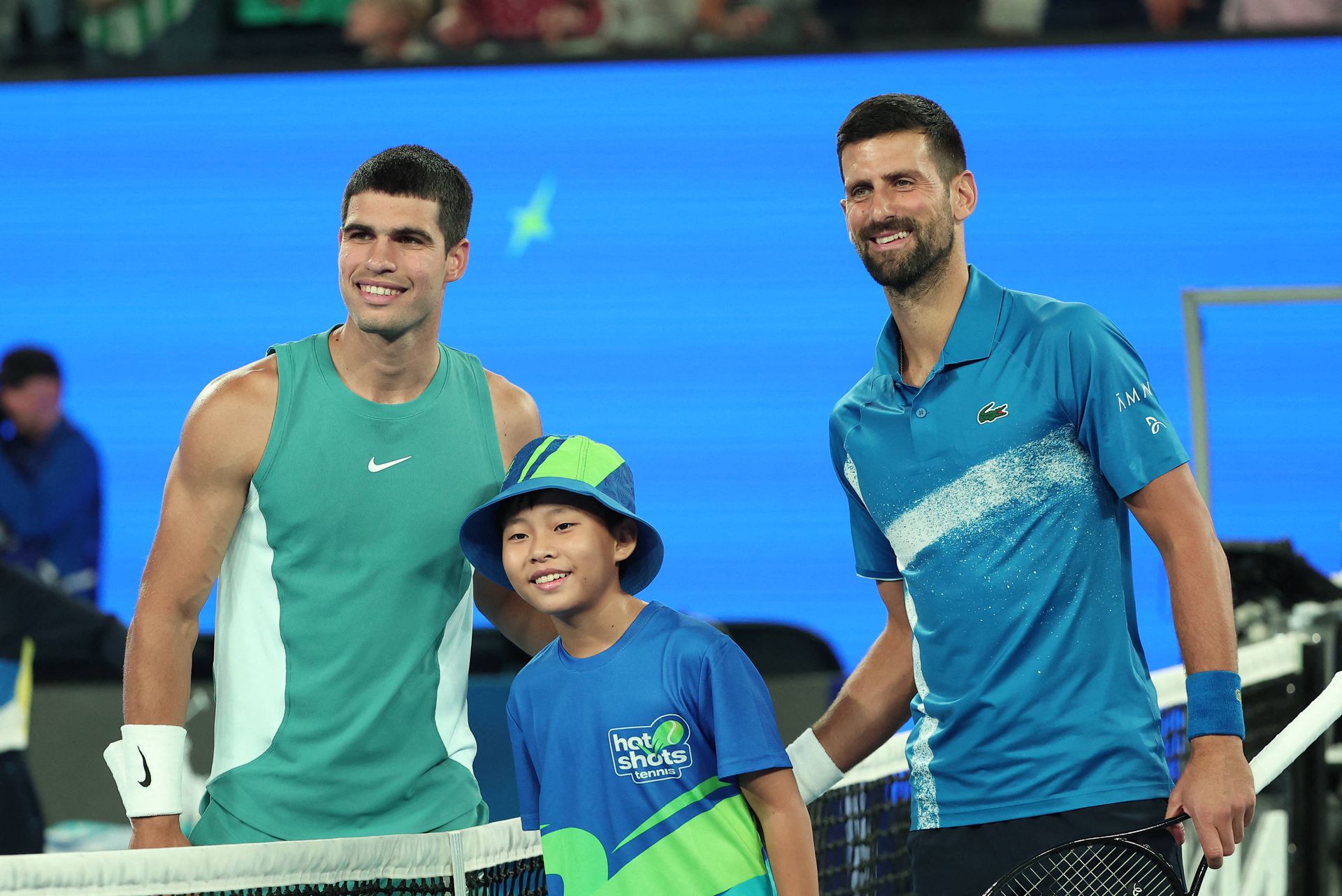 Carlos Alcaraz a Novak Djokovič