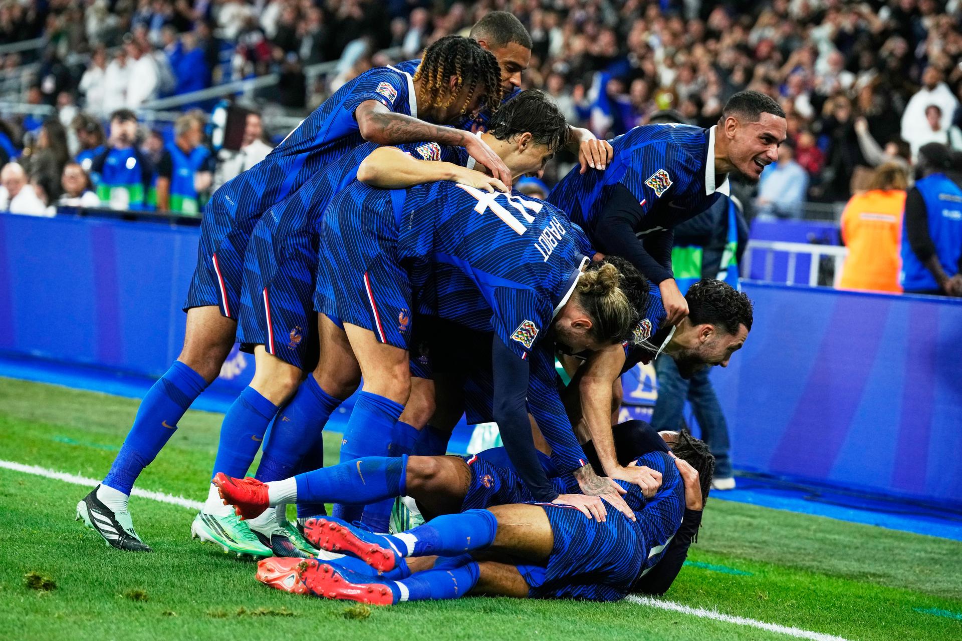 Francúzsko - Belgicko (Liga národov). Zdroj: SITA/AP