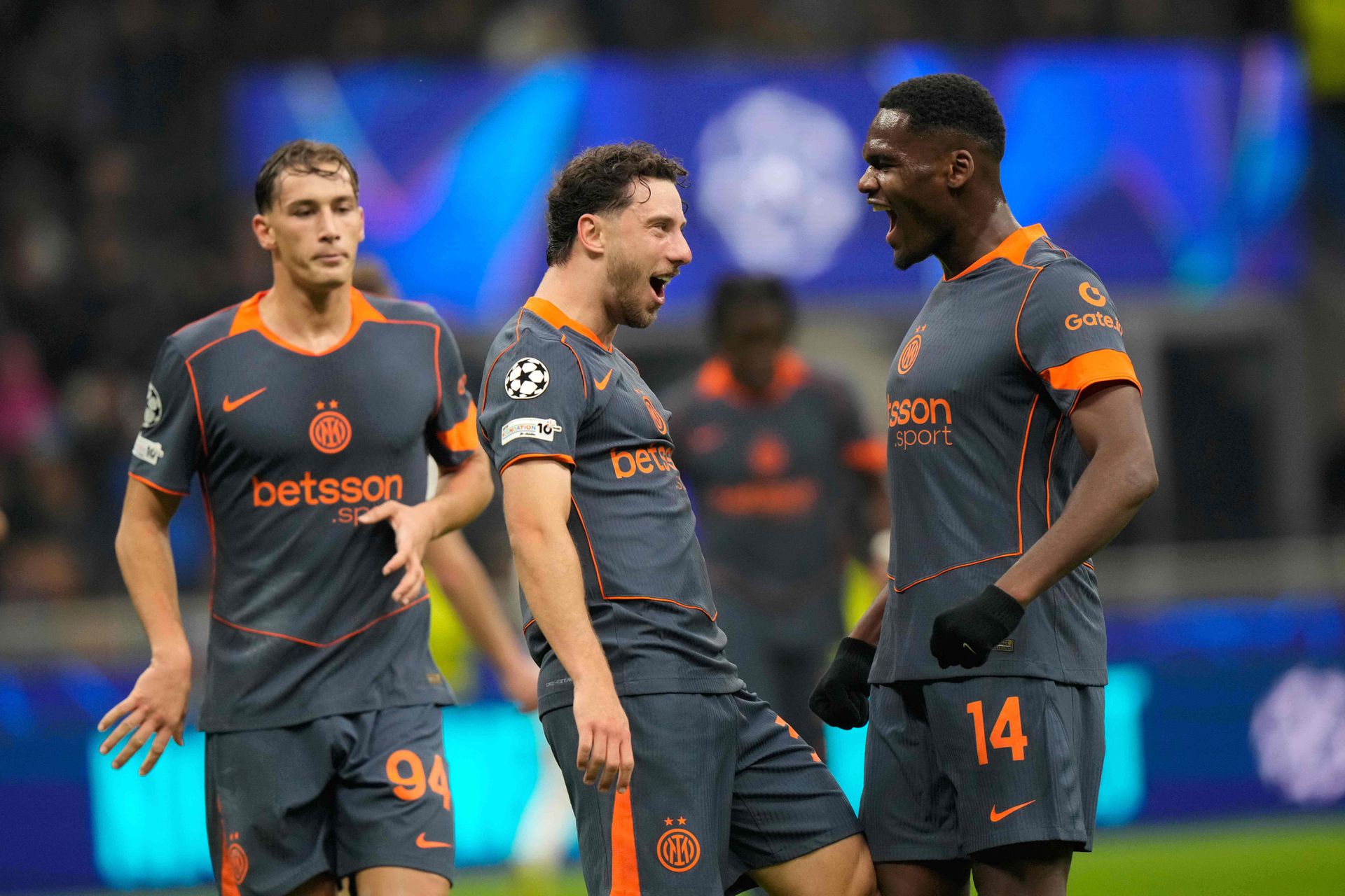 Inter Miláno - Kajrat Almaty. Zdroj: SITA/AP