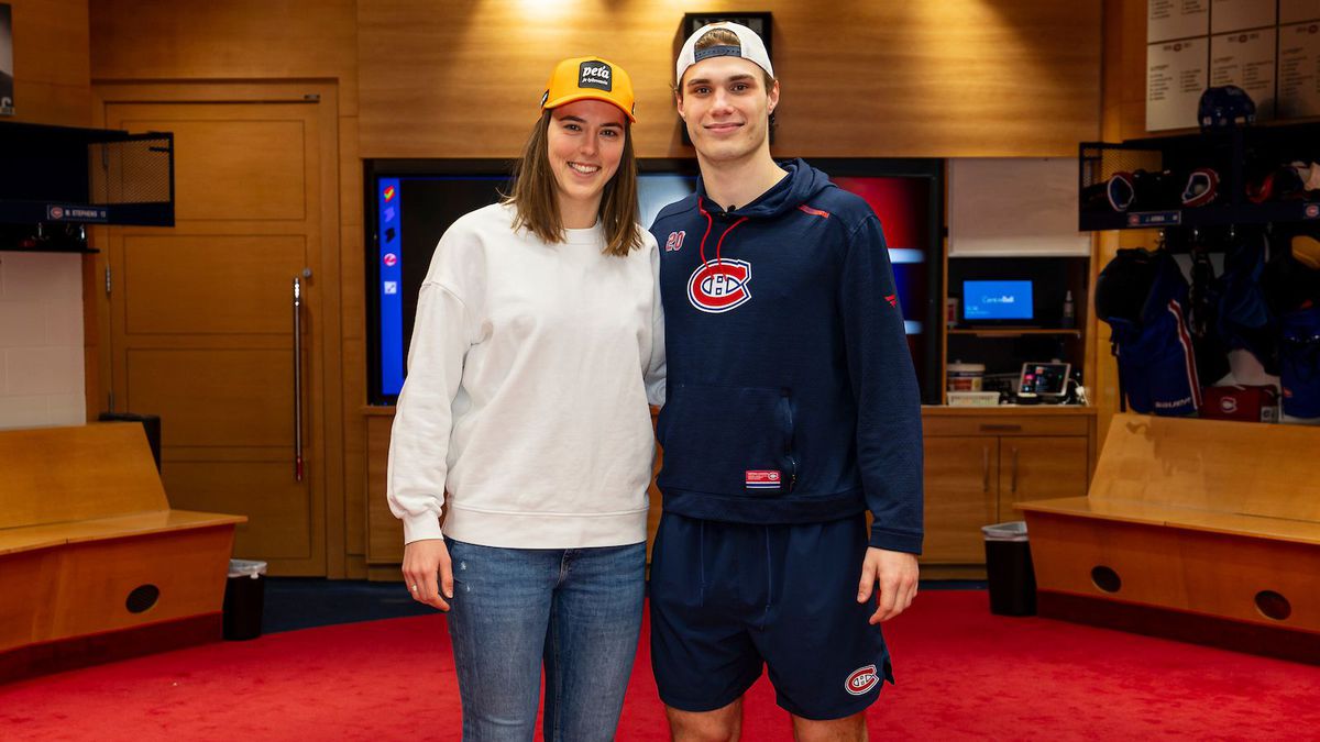 Petra Vlhová Enjoys NHL Hockey Match and Meeting with Slovak Forward Juraj Slafkovský in Montreal