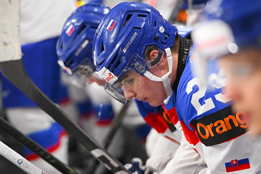 Slovenskí hokejisti do 20 rokov. Zdroj: iihf.com
