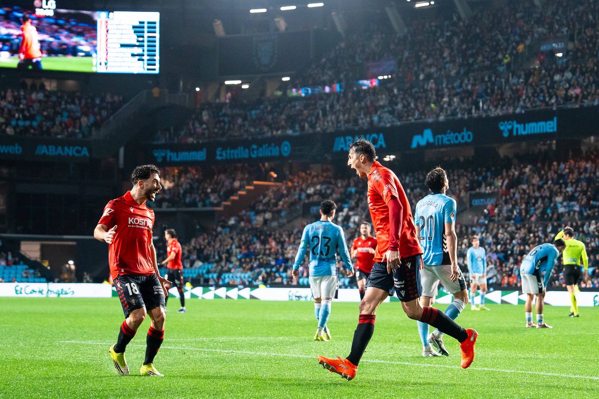 Celta Vigo nezískala doma ani jeden bod. Osasuna potvrdila dobrú formu