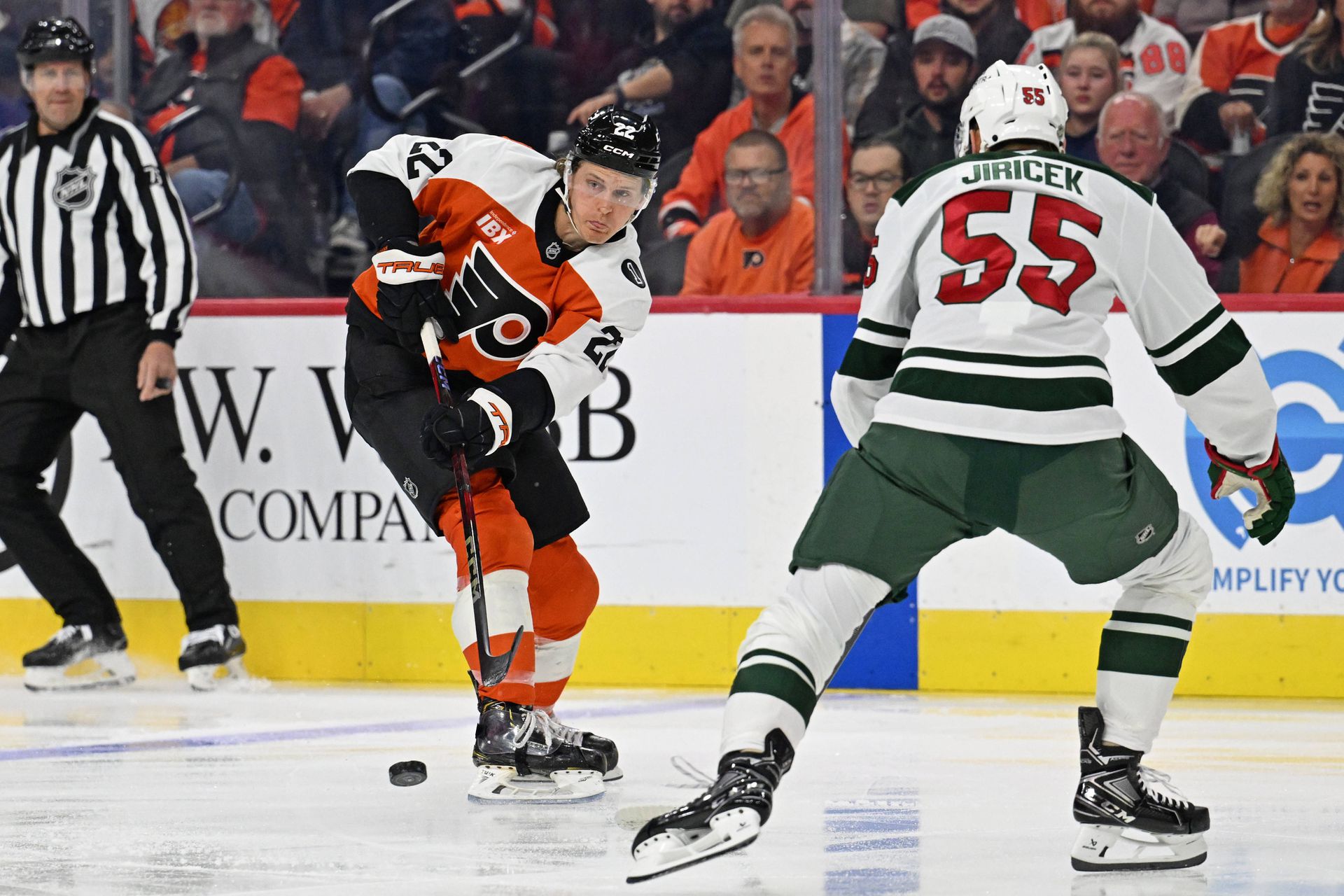 David Jiříček v zápase proti Philadelphii.