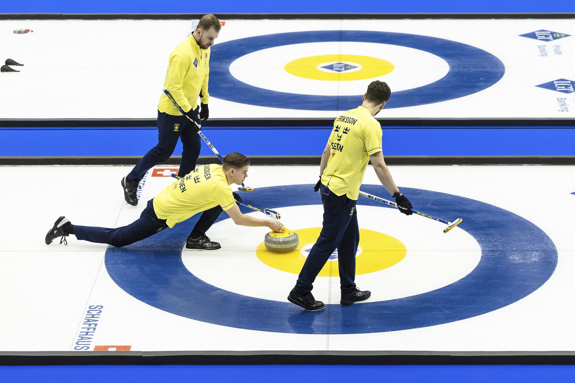 Curling.
Zdroj: SITA/AP