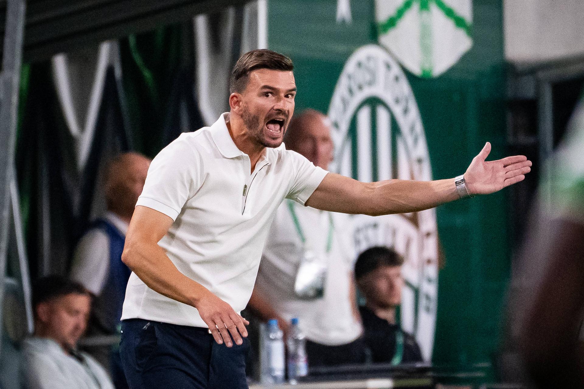 Michal Gašparík v zápase Ferencváros -Górnik Zabrze