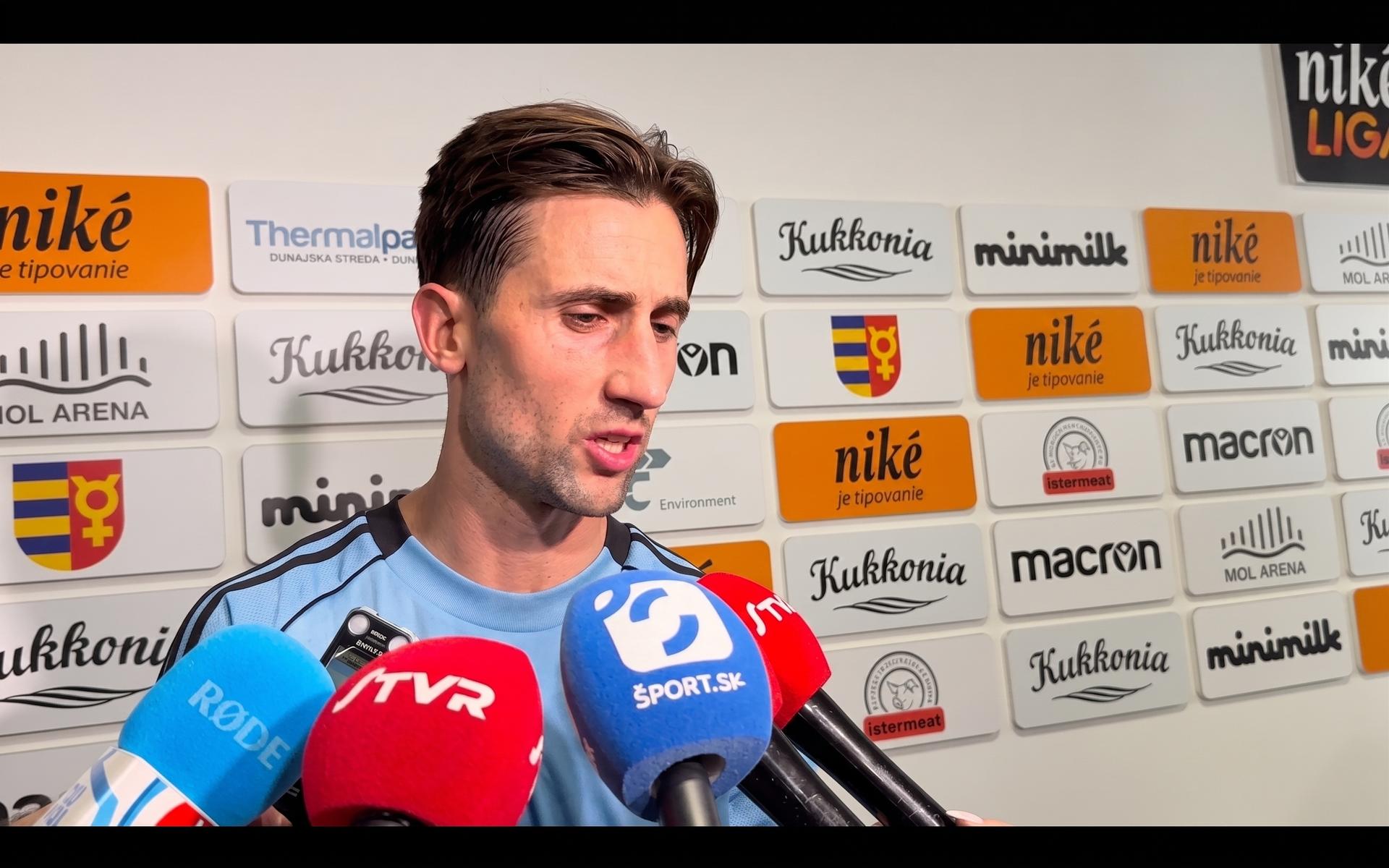 Niké liga / DAC Dunajská Streda - ŠK Slovan Bratislava / Andraž Šporar. Zdroj: ŠPORT.sk
