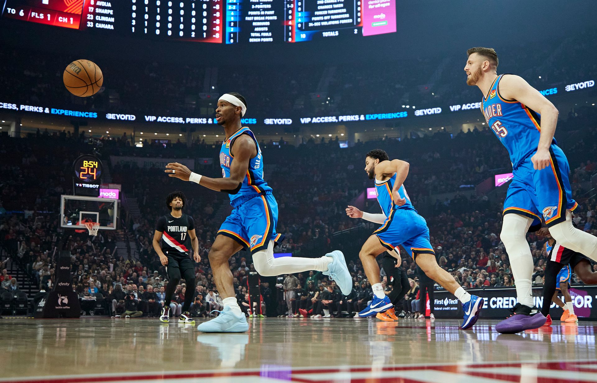 Portland Trail Blazers - Oklahoma City Thunder, zdroj: SITA/AP