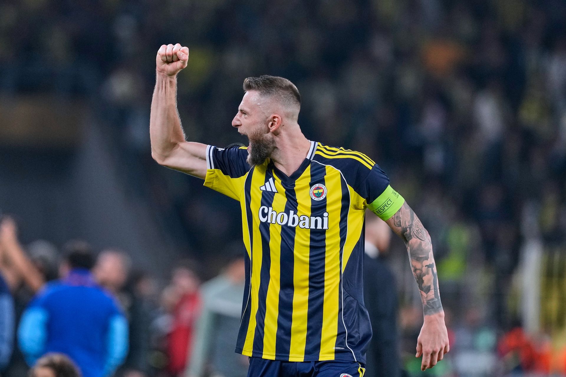 Milan Škriniar v drese Fenerbahce Istanbul. 
Zdroj: SITA/AP