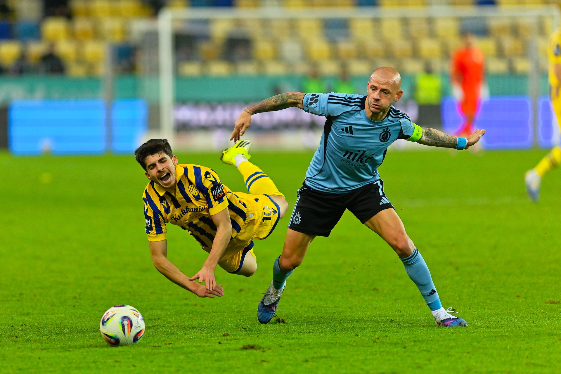 FC DAC 1904 Dunajská Streda - ŠK Slovan Bratislava. Zdroj: TASR