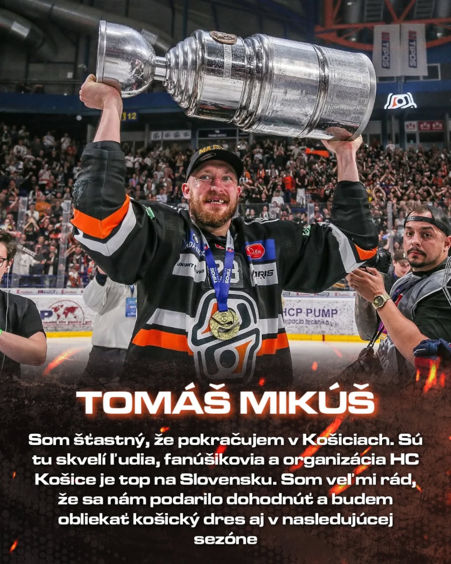 Tomáš Mikúš. Zdroj: FB / HC Košice