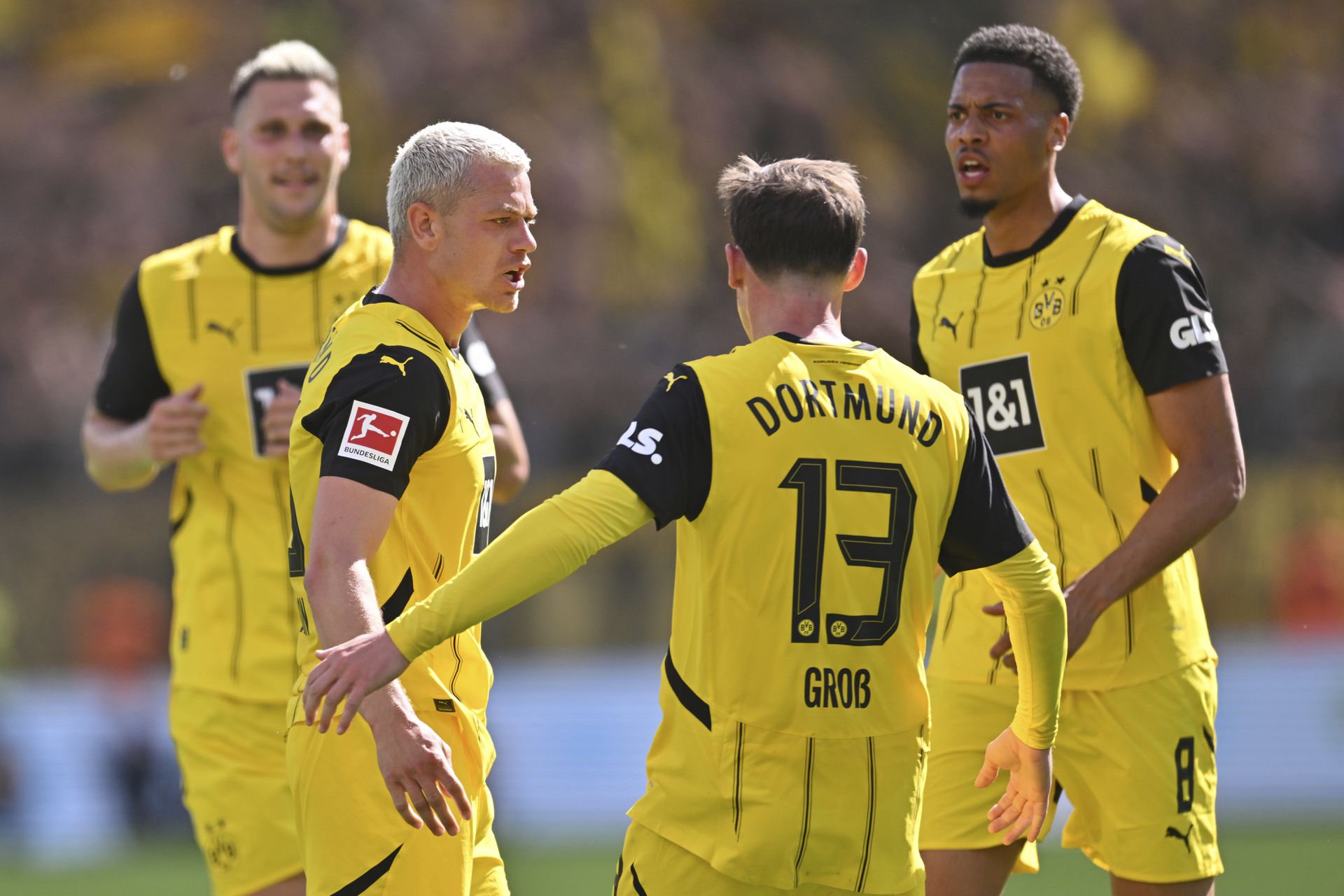 Radosť hráčov Borussie Dortmund. Zdroj: SITA/AP