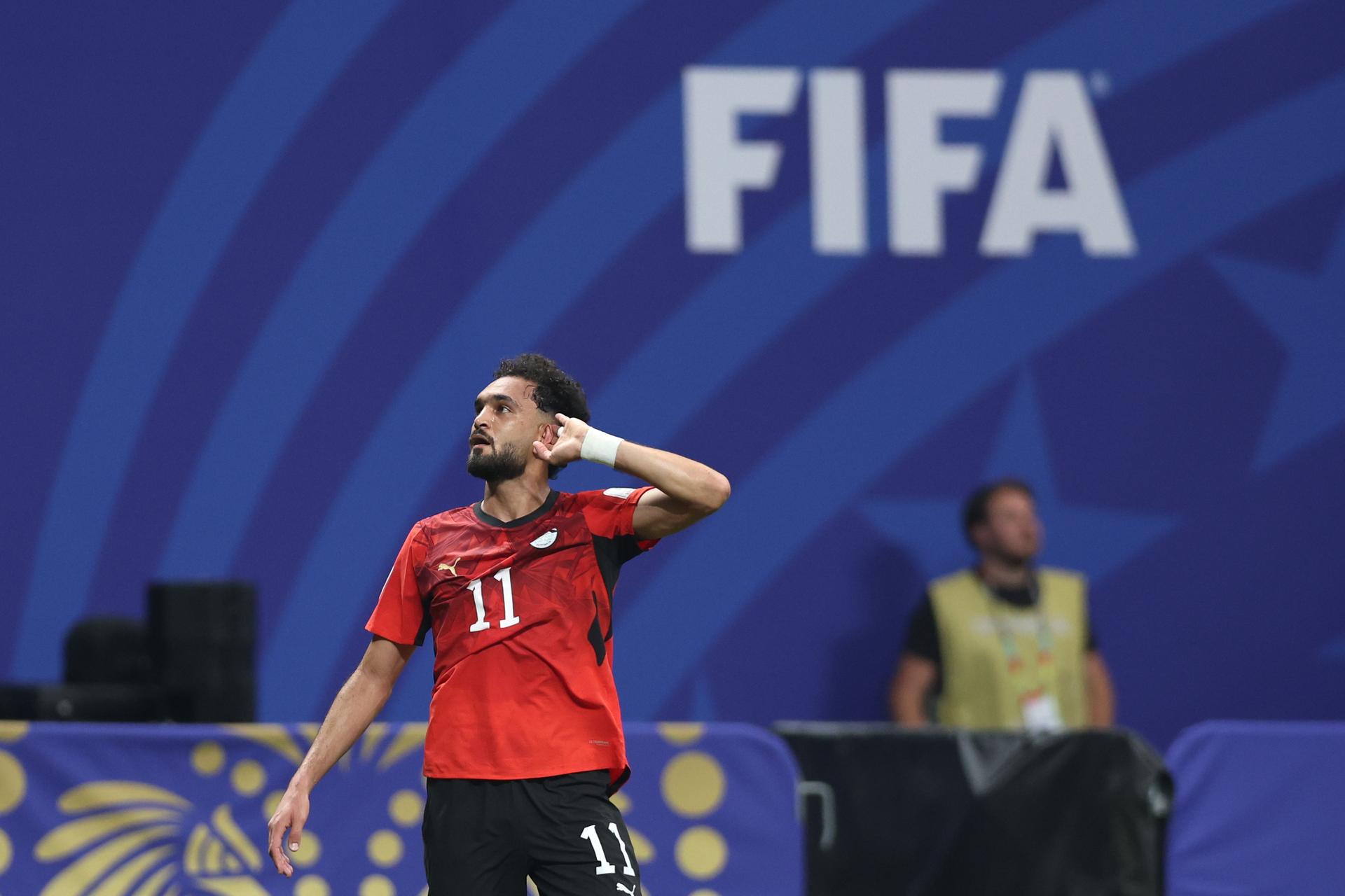 Mostafa Ziko po góle do siete Argentíny na MS vo futbale 2026. Zdroj: SITA/AP