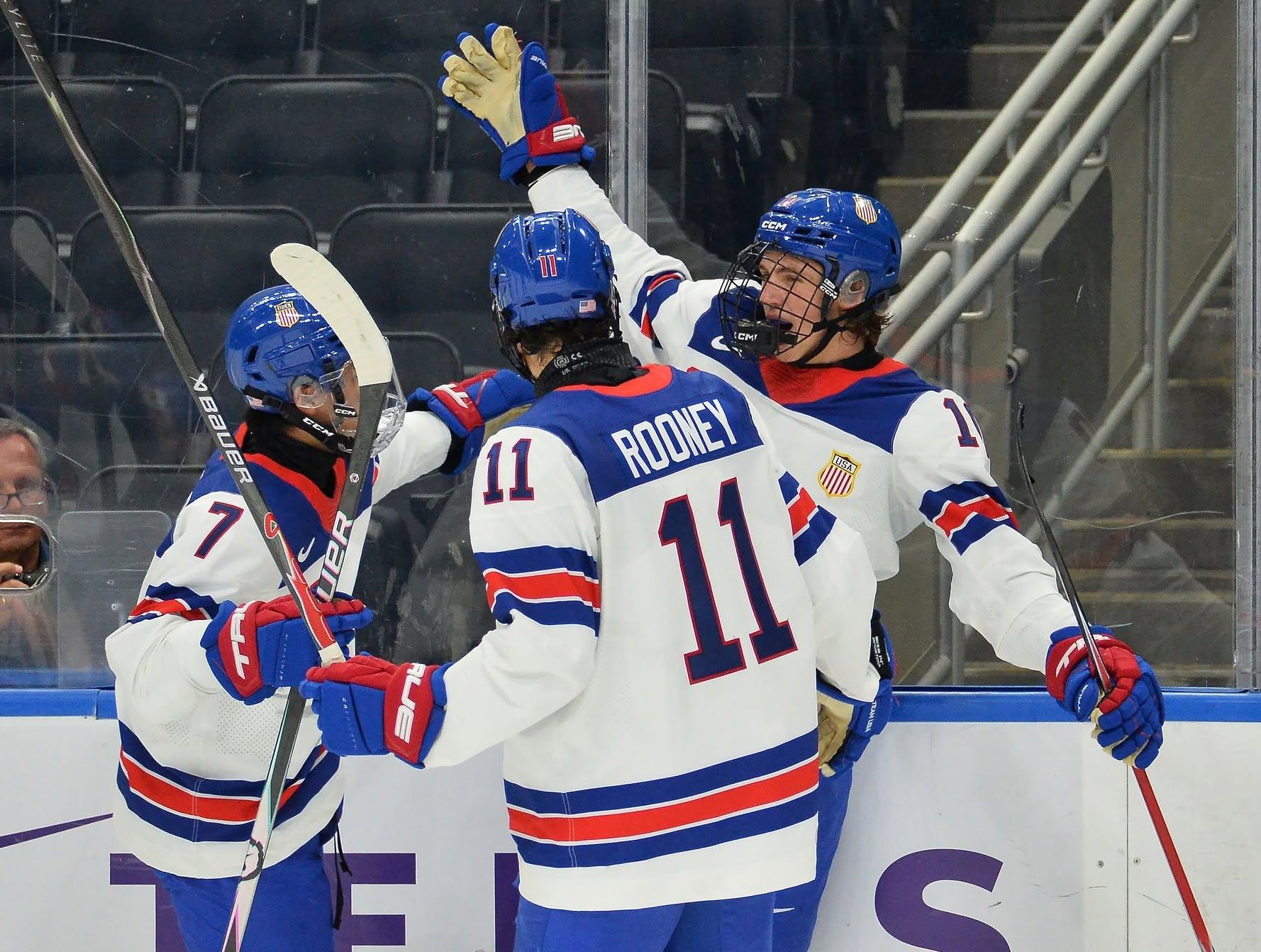 Americkí hokejisti na Hlinka Gretzky Cupe. Zdroj: Hlinka Gretzky Cup / FB