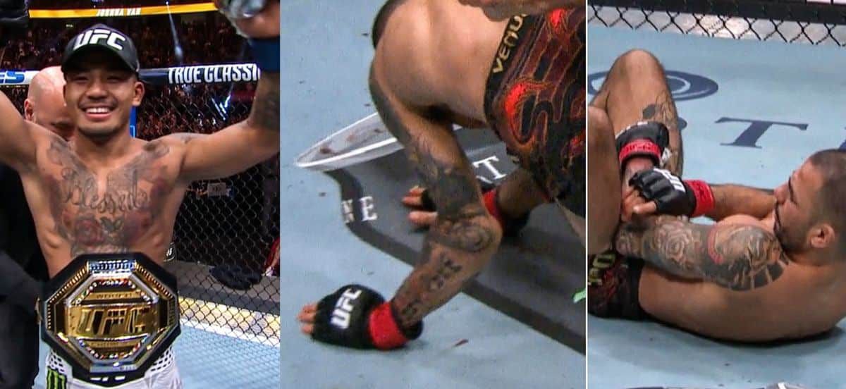 VIDEO Strašidelné zranenie Pantoju v titulovom zápase na UFC 323! Joshua Van sa takto stal novým šampiónom